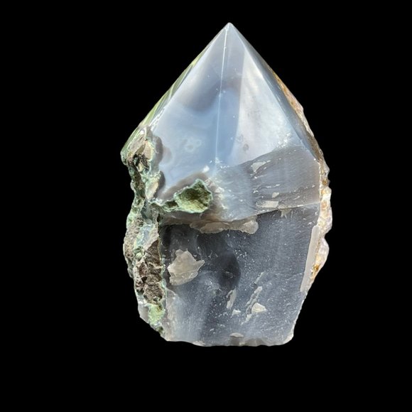 Blue Lace Agate Geode Formation Minerals Cluster Rock Specimen Natural - Picture 3 of 6